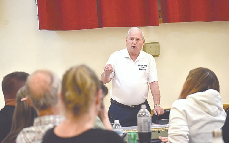 Wheeling Mayoral Candidate Denny Magruder Holds Discussion With Residents